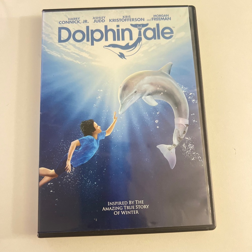 Dolphin Tale DVD Movie Harry Connick Jr Ashley Judd Morgan Freeman Family Film